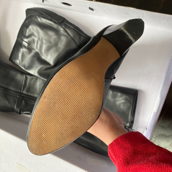 Sleek Premium Leather Shayna Heeled Boots - Picture 5 of 8